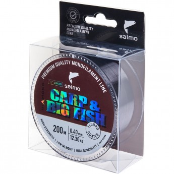 Леска монофильная SALMO DIAMOND CARP & BIG FISH FLUORO COATED Dark Brown 200/040 Леска монофильная SALMO DIAMOND CARP & BIG FISH FLUORO COATED Dark Brown 200/040