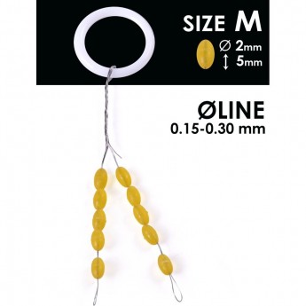 Стопоры резиновые SALMO RUBBER BARREL STOPS р.004XL 10шт. Стопоры резиновые SALMO RUBBER BARREL STOPS р.004XL 10шт.